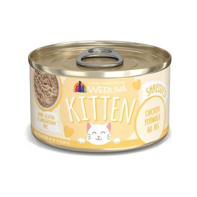 Weruva Kitten Chicken Formula Au Jus Grain-Free Wet Cat Food, 3-oz, 12 count