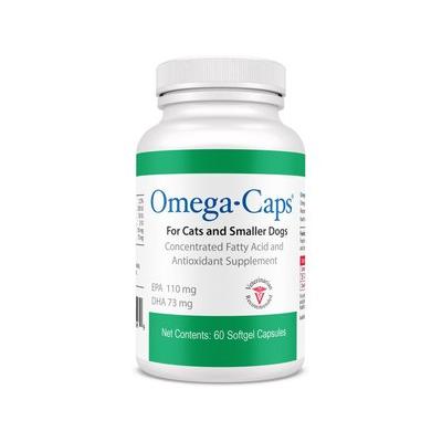 Omega-Caps Softgel Capsules for Cats & Small Dogs, 60 count