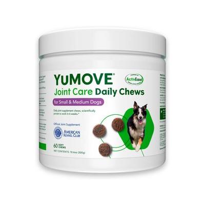 YuMOVE Joint Care Small & Medium Breed Soft Chew Dog Supplement, 60 count