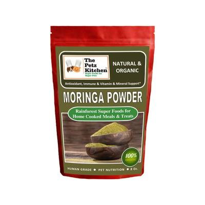 The Petz Kitchen Moringa Leaf Powder Antioxidant Vitamin & Mineral Support Dog & Cat Supplement, 8-oz jar