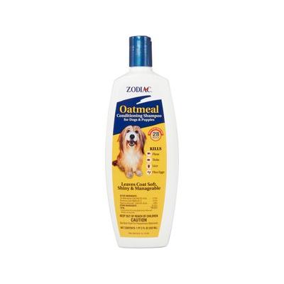 Zodiac Oatmeal Conditioning Flea & Tick Shampoo for Dogs & Puppies, 18-fl oz