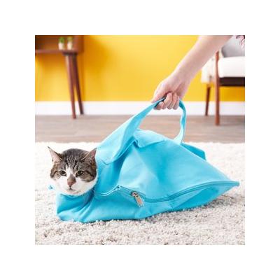Cat-in-the-bag E-Z-Zip Cat Carrier Bag, Light Blue, Small