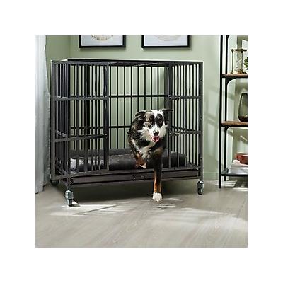 Frisco Ultimate Heavy Duty Steel Metal Single Door Dog Crate, Large