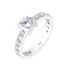 Elli Solitär Zirkonia 925 Sterling Silber 54 Damen