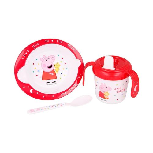 Stor – Peppa Pig Babygeschirr 3er Set Geschirr