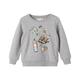 name it - Sweatshirt Nmmorm Light In Grey Melange, Gr.116