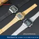 Bracelet en acier inoxydable 18mm pour mol Watch petit AE-1200WGD-1A de montre en or A168 / 159