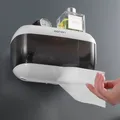 Distributeur mural de papier hygiénique magnétique boîte à mouchoirs multifonctionnelle HOStorage