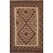 Hand-woven Kilim Reversible Rug Geometric Wool Carpet - 2'8" x 4'1"