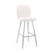 26 Inch Metal Frame Leatherette Counter Stool - 22 L x 17 W x 38 H Inches