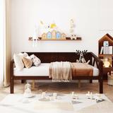 79"L Elegant Full Size Solid Wood Daybed