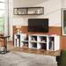 Grondin 2-Piece L Shaped TV Stand, Multi-Functional Free Combination Media Console Bookshelf for Living Room Bedroom