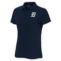 Women's Antigua Navy Detroit Tigers Logo Legacy Pique Polo