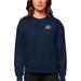 Women's Antigua Navy Georgia Southern Eagles Logo Victory Crewneck Pullover Sweatshirt