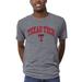 Men's League Collegiate Wear Heather Gray Texas Tech Red Raiders 1965 Victory Falls T-Shirt