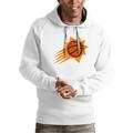 Men's Antigua White Phoenix Suns Team Logo Victory Pullover Hoodie