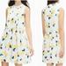 Kate Spade Dresses | Kate Spade Lemon Zest Sleeveless Short Casual Dress Size Small | Color: White/Yellow | Size: S