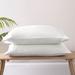 300 Thread Count Tencel Lyocell Sateen Pillowcase Set by BrylaneHome in White (Size KING)