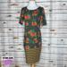 Lularoe Dresses | Lularoe Medium Mixed Print Nwt Julia Dress | Color: Black/Red | Size: M