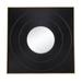 Dakota Fields Avianah Carter Accent Mirror Wood/Metal in Black | 39.4 H x 39.4 W x 1.6 D in | Wayfair 8A1C1C37824747308F95131C9EF00F7E