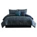 Lark Manor™ Aigbojie Teal Microfiber 7 Piece Comforter Set Polyester/Polyfill/Microfiber in Blue/Green | Queen | Wayfair