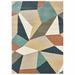 Rectangle 6'7" x 9'2" Area Rug - George Oliver Ezzelina Geometric Power Loomed Polypropylene Area Rug | Wayfair 601C38C9F37C4704BFED543CF32200CC