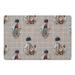 18 x 27 x 1 in Kitchen Mat - The Holiday Aisle® Dortha Gnome Globe Kitchen Mat Synthetics | 18 H x 27 W x 1 D in | Wayfair
