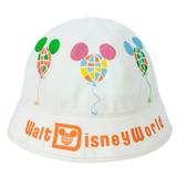 Disney Accessories | Disney Walt Disney World 50th Mickey Mouse Balloons Reversible Bucket Hat | Color: Green/Red | Size: Os