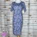 Lularoe Dresses | Lularoe Small Vintage-Wash Paisley Nwt Julia Dress | Color: Gray/Purple | Size: S