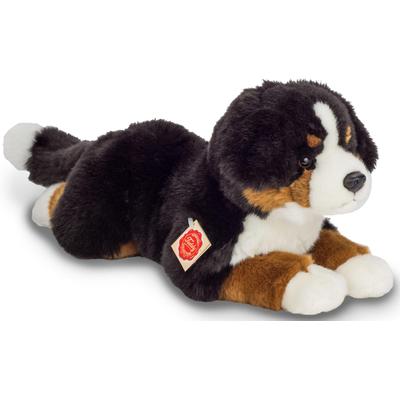 Kuscheltier TEDDY HERMANN "Berner Sennenhund liegend, 40 cm", bunt (schwarz, braun, weiß), Plüschfiguren, KinderL:40cm, Plüsch, Polyester, zum Teil aus recyceltem Material, L:40cm