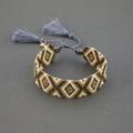 Lucky Brand Diamond Beaded Wrap Bracelet - Women's Ladies Accessories Jewelry Bracelets in Gold