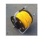 Bayersan Claber Metal Hose Reel with 100 m of 6 mm Hose for Window Cleaners (Mini End Stop Female Or Rectus 21)