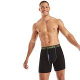 Hanes Men's Sport X-Temp Boxer Brief 4-Pack (Size S) Black/Grey, Cotton,Polyester