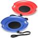 Gosports 29" Heavy Duty Winter Snow Saucer w/ Padded Seat & Hand Pull Strap - 2 Pack, Red & Blue Plastic in Blue/Red | 5 H x 29 W x 29 D in | Wayfair