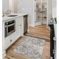 White 36 x 24 x 0.08 in Kitchen Mat - KAVKA DESIGNS Mica Light Gray Kitchen Mat | 36 H x 24 W x 0.08 D in | Wayfair MWMAT-17306-2X3-MGT2583