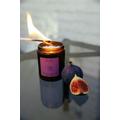 Feige Duftkerze aus Sojawachs | Entspannender Naturduft | Handgemachte Kerze | Aromatherapie-Kerze | Geschenkidee