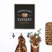 The Holiday Aisle® Pumpkin Kisses Harvest Wishes Black Wood in Brown | 20 H x 16 W x 1.5 D in | Wayfair 950294DA68DC4493A826DA5EE1F7BC70