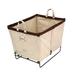 Steele Canvas Basket Canvas Small Carry Basket - 3 Bu Metal/Fabric in White | Wayfair 903CNATLBRNM