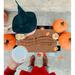 Trinx Fatoom Autumn Leaves & Pumpkin Please Non-Slip Outdoor Doormat Coir in White | 36 H x 22 W x 1 D in | Wayfair