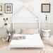 Harper Orchard Rachida Full Platform;Kids Beds Bed Wood in White | 67.5 H x 57 W x 77.3 D in | Wayfair B2A3B21FE7F44696811B591A1B1206D3