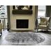 Gray 84 x 30 x 3 in Area Rug - Everly Quinn Mar Vista Solid Color Machine Woven Faux Sheepskin Area Rug in Sheepskin/Faux Fur | Wayfair