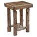 Loon Peak® Darees Solid Wood Nightstand in Brown Wood in Brown/Gray | 27 H x 22 W x 20 D in | Wayfair 582EBB3601884C729B64AF6DA9A2C106