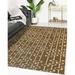 White 36 x 24 x 0.08 in Area Rug - ABACUS BROWN Area Rug By Foundry Select Polyester | 36 H x 24 W x 0.08 D in | Wayfair