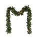 Kurt Adler 9-Foot Pre-Lit Warm White LED Jackson Pine Garland - Green