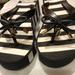 Kate Spade Shoes | Kate Spade Thong Sandals | Color: Black/White | Size: 7