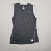 Nike Tops | Nike Pro Dri-Fit Fitted Sleeveless Workout Tank, Black, Women's Size 12/14 Large | Color: Black/Gray | Size: L