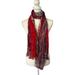 Anthropologie Accessories | Anthropologie Elizabeth Gillett Scarf | Color: Red | Size: Os