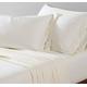 Shabby Chic® - Full Sheets, Soft & Breathable Organic Cotton Bedding Set, Vintage-Inspired Home Decor with Ruffled Pillowcases (Solid Ivory, Full)