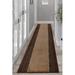 White 516 x 26 x 0.4 in Area Rug - Purhome Abstract Trellis Volley Brown Medium Pile Slip Resistant Rugs, | 516 H x 26 W x 0.4 D in | Wayfair