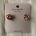 Kate Spade Jewelry | Kate Spade Rise And Shine Pink Round Stud Earrings | Color: Gold/Pink | Size: Os